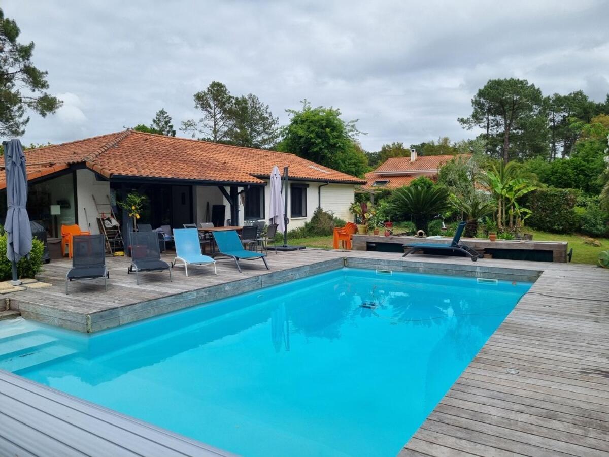 House With Heated Pool And Jacuzzi Villa Soorts-Hossegor Exterior photo