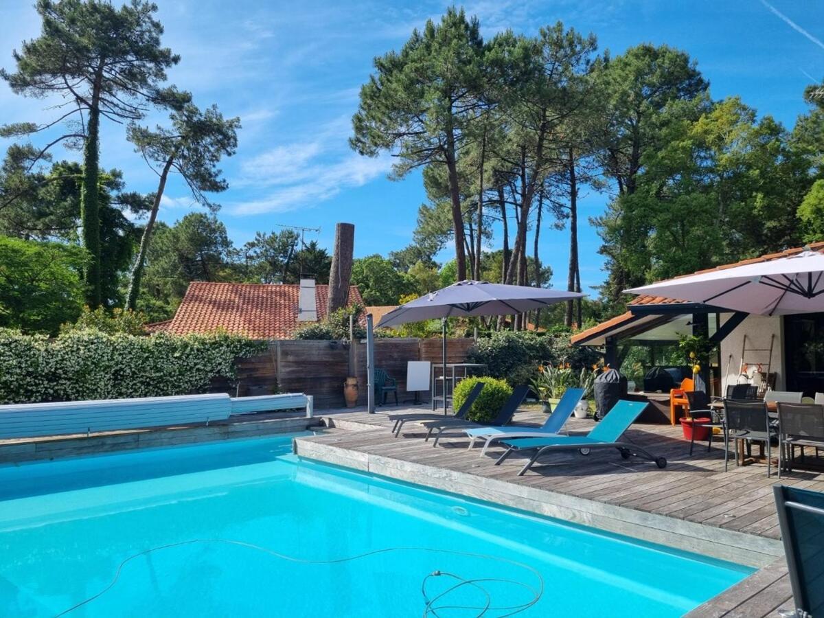 House With Heated Pool And Jacuzzi Villa Soorts-Hossegor Exterior photo