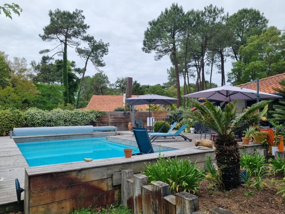 House With Heated Pool And Jacuzzi Villa Soorts-Hossegor Exterior photo